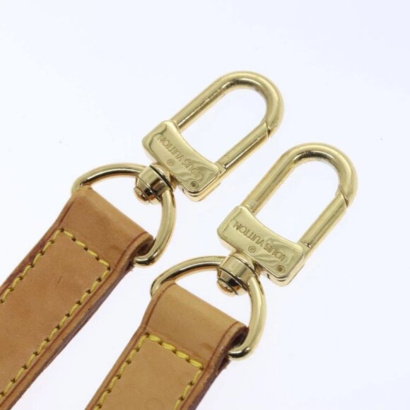 LOUIS VUITTON Adjustable Shoulder Strap Leather 36.2""-43.7"" Beige Auth 90005 - Picture 6 of 7